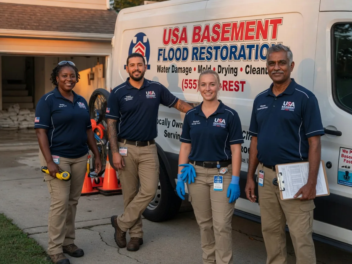 Basement Flood Cleanup company in Bowlegs, OK